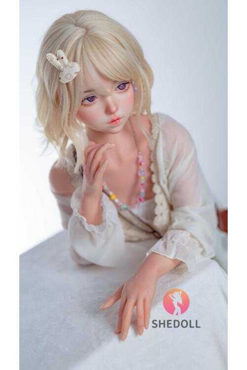 SHEDOLL ダダ 148cm｜Dカップ透かし編み妖精 · 雪肌金瞳・くびれ磁器ボディ｜植毛＆温感吸引機能｜オタク伴侶・引きこもり用ドール