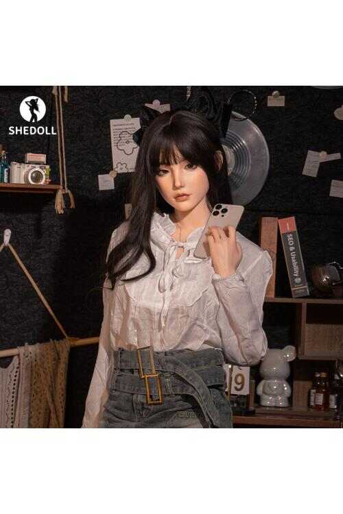 SHEDOLL 蘇夜歡(スー・イエファン) 158cm｜Cカップ｜カジュアルデニム風｜白肌細腰巨尻｜軽量発熱ボディ+可動関節｜純欲系二次元ガールフレンド