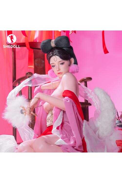 SHEDOLL 蘇夜歡(スー・イエファン) 168cm｜Dカップ艶狐｜紅金妲己(だっき)神話衣装｜54cm蜂腰+94cm蜜尻｜発熱腰震え+局部精密化｜千年妖妃の夜伽