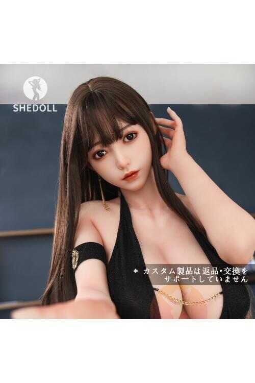 SheDoll 楚玥(チュユエ)163cm 悪魔体型 - Hカップ爆乳×54cm極太腿｜黒ガーターベルト緊縛｜可能な跪拝姿勢