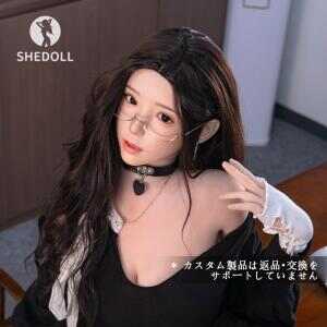 SheDoll楚玥(チュユエ)170cm 社長室禁断人形｜101cm浮遊桃尻×55cm殺し腰｜黒スト挑発｜可動指メガネ誘い