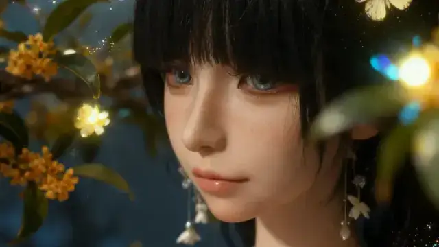 等身大152cmジェニーで紡ぐ《月下の少女》—— 衣に纏う金木犀の香