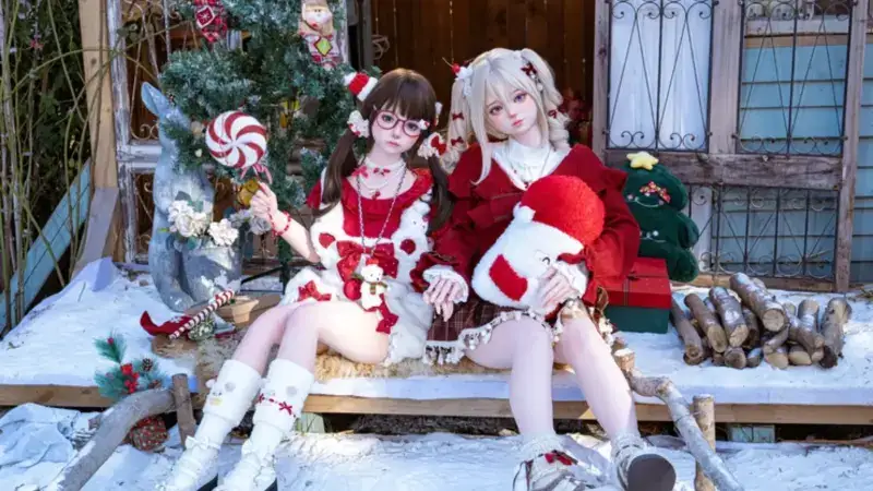 新年攝影比賽《東笙&北梔 雪地！木屋！溫暖的聖誕節》